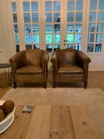 Club Chair 2 stuks, Ophalen, Gebruikt, Leer