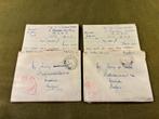 Field Mail WWII, 1945, R.A.S.C./2 enveloppes., Envoi