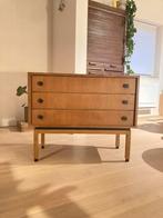 Vintage hiuten dressoir ladekast, Huis en Inrichting, Kasten | Ladekasten, Ophalen, Gebruikt, 100 tot 150 cm, 50 tot 100 cm