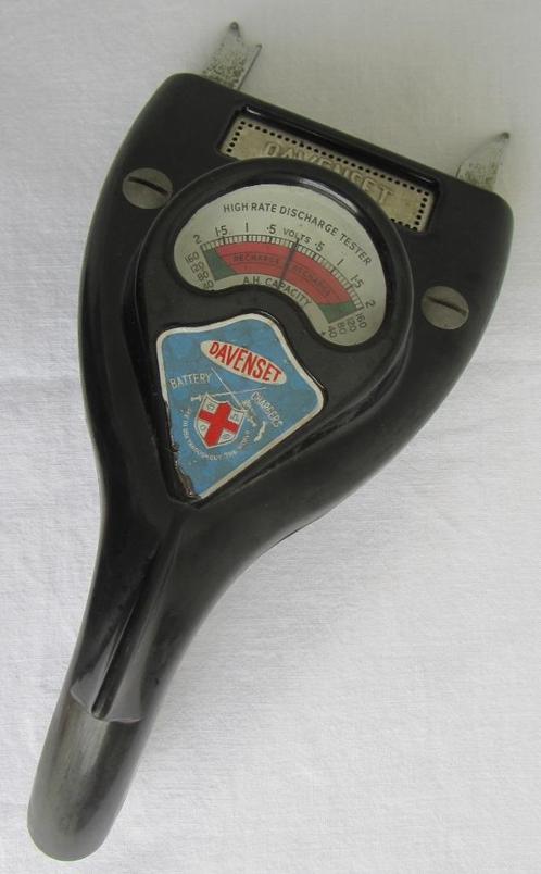 Davenset Batterijtester-Partridge Wilson - BAKELIET, Audio, Tv en Foto, Professionele apparaten, Gebruikt, Audio, Ophalen of Verzenden
