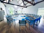 50 dezelfde stapelbare stoelen, Huis en Inrichting, Stoelen, Ophalen, Metaal, Zo goed als nieuw, Modern