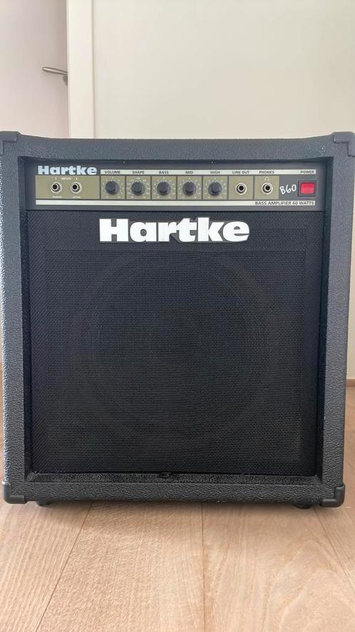Hartke basversterker 60 watt. Basreflex. Goede staat., Muziek en Instrumenten, Versterkers | Bas en Gitaar, Gebruikt, Basgitaar