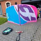 F-ONE BANDIT 7 en 8 m²(2014) + bar, Ophalen of Verzenden, Zo goed als nieuw, 8 m², Kite