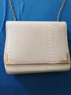 handtas roze croco imitatie, Handtassen en Accessoires, Tassen | Damestassen, Ophalen of Verzenden, Zo goed als nieuw, Roze, Handtas