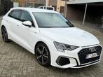 Audi A3 sportback  S Line 01/2022, Auto's, Stof, 1498 cc, 4 cilinders, Wit