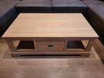 Salontafel - Massief Hout - 125x78x40cm, Maison & Meubles, Tables | Tables de salon, 100 à 150 cm, Moins de 50 cm, Landelijk, Enlèvement