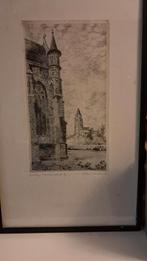 OUDENAARDE - tekening  15 cm x 28 cm, Ophalen
