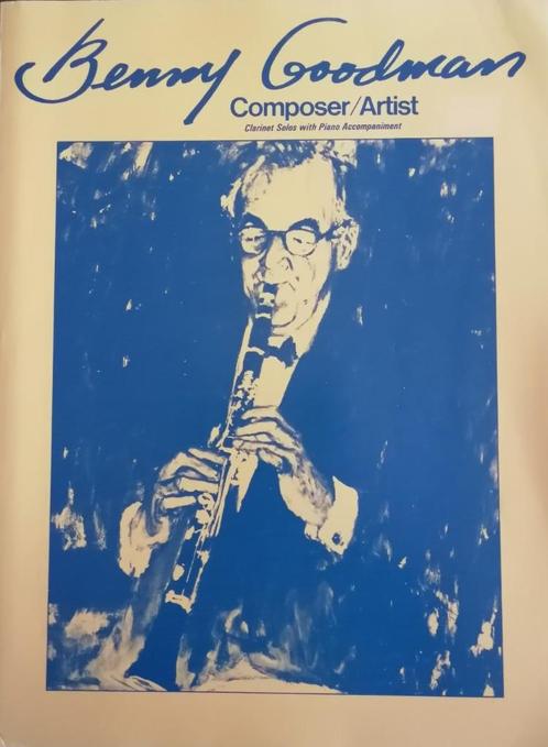 Benny Goodman – bladmuziek – Clarinet solo’s with Piano Acco, Boeken, Muziek, Zo goed als nieuw, Instrument, Ophalen of Verzenden