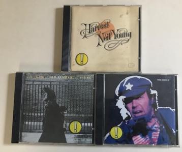 3 CDs NEIL YOUNG - FREEDOM, HARVEST en AFTER THE GOLDRUSH