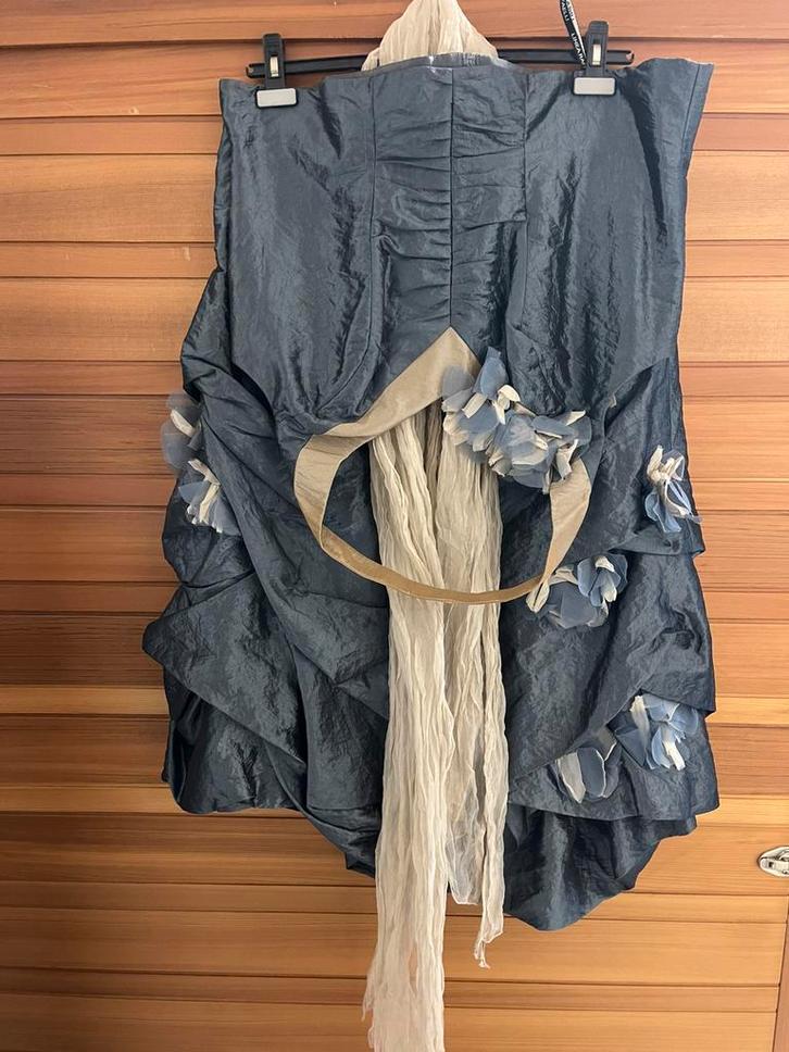 Linea Raffaelli B Maat 46 3-delig, Kleding | Dames, Gelegenheidskleding, Zo goed als nieuw, Maat 46/48 (XL) of groter, Blauw, Ophalen of Verzenden
