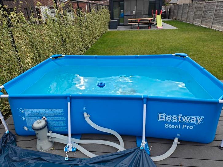 Bestway Steel Pro Zwembad - 2m59 x 1m70 x 0,61m, Tuin en Terras, Zwembaden, Gebruikt, Ophalen