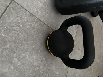Kettlebell + Weerstandsband + Ab wheel (nieuw) beschikbaar voor biedingen