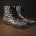 Stoere zilveren boots. Maat 37.Nooit gedragen!!, Verzenden, Lage of Enkellaarzen, Boots, Zo goed als nieuw