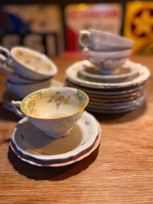 Setje high tea, Antiek en Kunst, Antiek | Servies compleet, Ophalen of Verzenden
