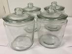 Glazen pot van 3,8 liter, Huis en Inrichting, Ophalen, Nieuw, Glas, Kom(men)