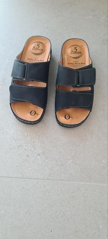 Slippers Dr Mauch - donkerblauw - maat 39 beschikbaar voor biedingen