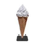 Softijsje 186 cm - verrijdbaar softijs polyester