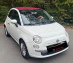 MAGNIFIQUE FIAT 500 CABRIOLET/1.4 ESSENCE/CLIM/GARANTIE 12, Auto's, Voorwielaandrijving, Zwart, Cabriolet, Leder en Stof