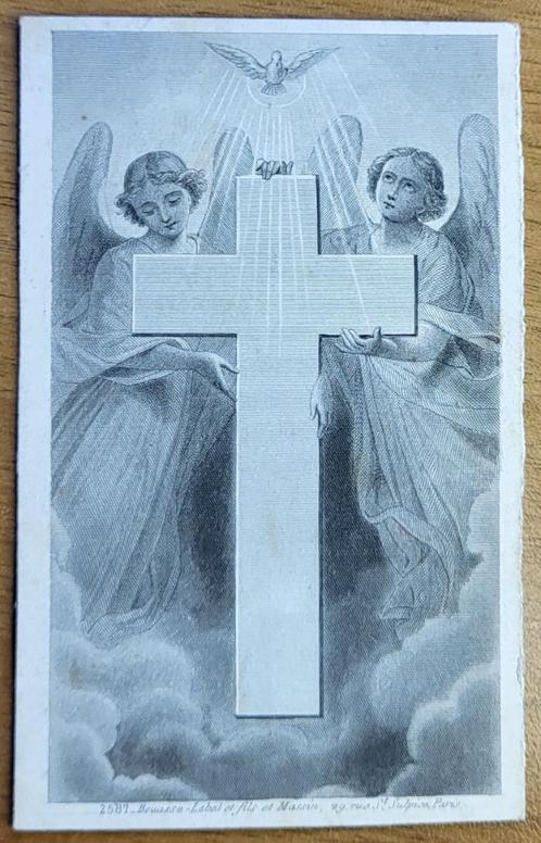 2587 BOUASSE-LEBEL & Fils & Massin, Souvenir (R. RENER 1893), Collections, Images pieuses & Faire-part, Carte de condoléances