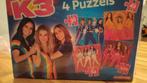 4-in-1 puzzel K3, Enlèvement ou Envoi, Plus de 50 pièces, Comme neuf, 4 à 6 ans
