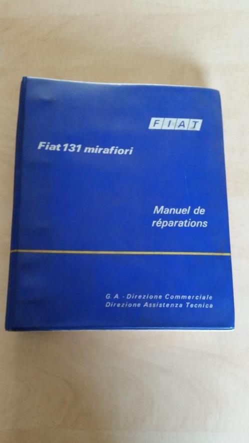 Fiat 131 werkplaatshandboek. Voor 1300 en 1600  Franstalig, Auto-onderdelen, Overige Auto-onderdelen, Fiat, Gebruikt, Ophalen of Verzenden