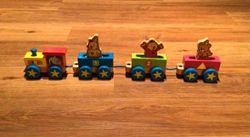 Bumba houten trein beschikbaar voor biedingen