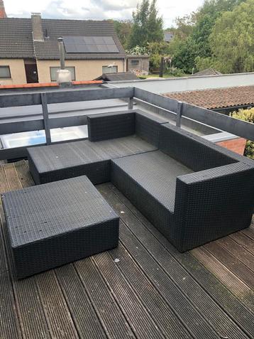 Loungeset zonder kussens  beschikbaar voor biedingen