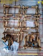 01/21poignée/porte/laiton massif/messing/deurklinken/handvat, Enlèvement ou Envoi, Utilisé, Cuivre ou Laiton, Loquet ou Poignée