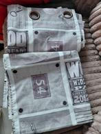 2 tentures nickel, Maison & Meubles, Ameublement | Rideaux & Stores à lamelles, Enlèvement, Comme neuf