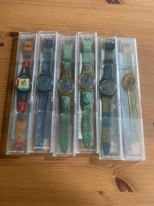 Lot montres Swatch Années 90, Handtassen en Accessoires, Horloges | Dames, Gebruikt, Polshorloge, Swatch, Overige materialen, Overige materialen