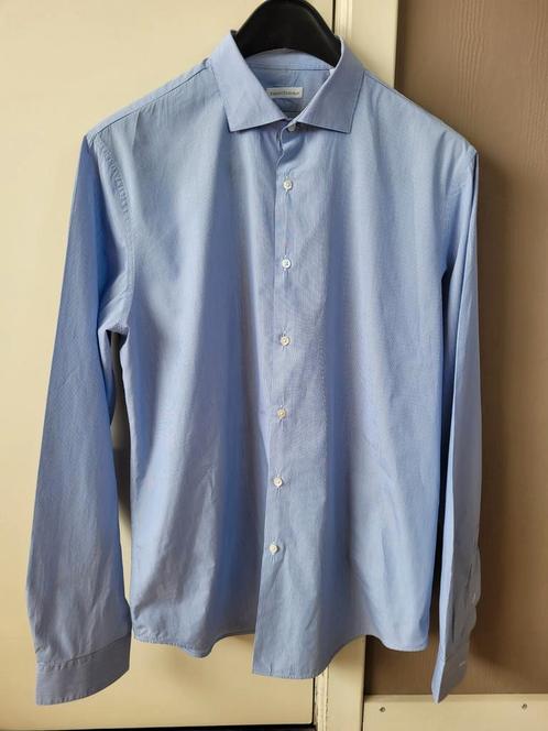 Chemise d'été à fines rayures de la marque Robert Friedman,, Vêtements | Hommes, Chemises, Comme neuf, Blanc, Enlèvement ou Envoi