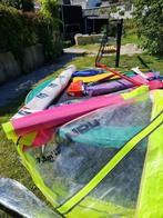 Surfplanken 2 stuks, Watersport en Boten, Windsurfen, Ophalen, 300 cm of meer, Met vin(nen), Complete set