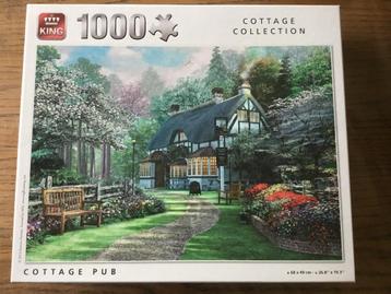 Puzzel King 1000 stukjes Cottage pub beschikbaar voor biedingen