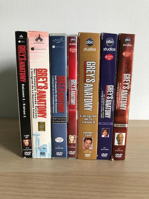 DVD série Grey's Anatomy - Saisons 1 à 7, CD & DVD, DVD | TV & Séries télévisées, Utilisé, Autres genres, Coffret, À partir de 12 ans