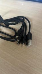 USB charging kabel 1 meter , 3 aansluitingen, Enlèvement ou Envoi, Neuf