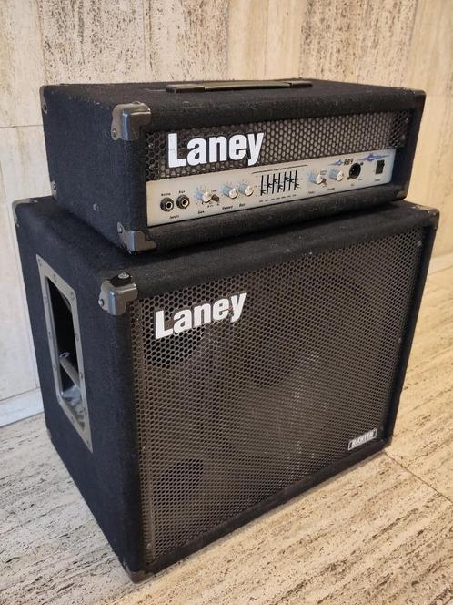 basversterker Laney RB9 amp head + bijpassende speaker RB115, Muziek en Instrumenten, Versterkers | Bas en Gitaar, Gebruikt, Basgitaar