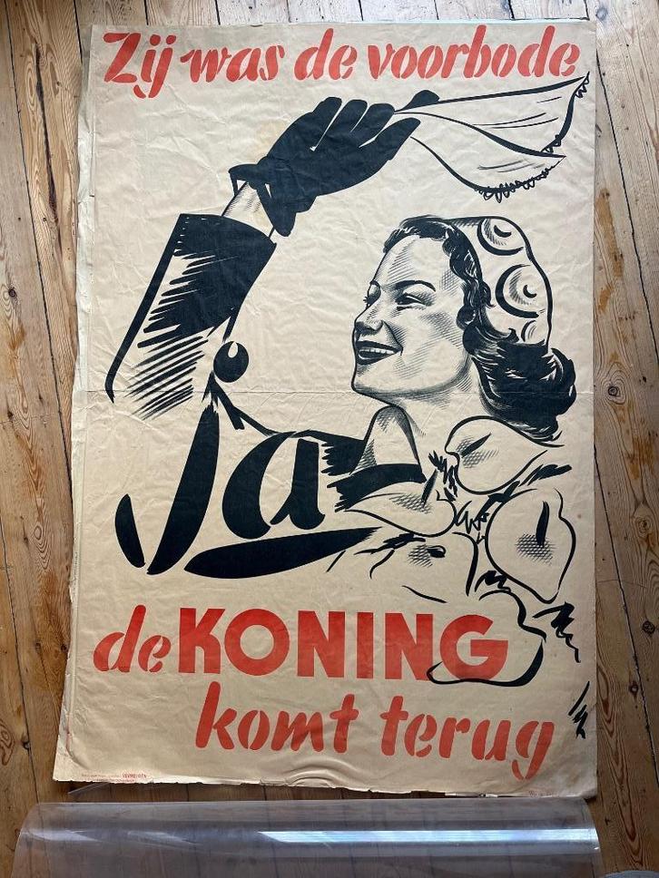 Zeer zeldzaam document koninklijke affaire, Verzamelen, Koningshuis en Royalty, Gebruikt, Kaart, Foto of Prent, Ophalen of Verzenden