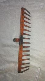 Vintage rateau orange kippen jardin 37cm, Enlèvement ou Envoi, Comme neuf, Bordure