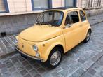 Prachtige vintage Fiat 500 L, Auto's, 4 zetels, Achterwielaandrijving, Zwart, Overige kleuren