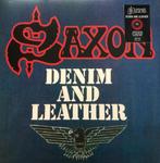 SAXON - Denim And Leather (Red With Black Splatter Vinyl)+++, Verzenden, Nieuw in verpakking
