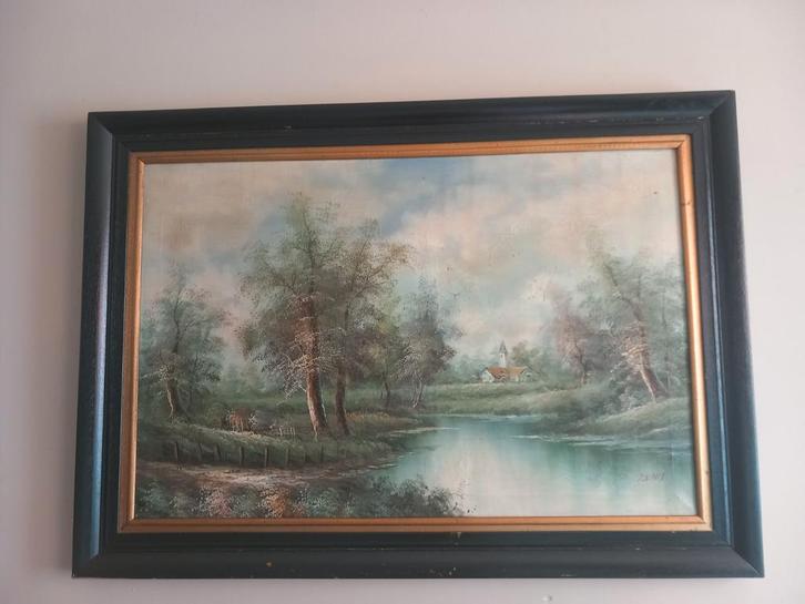 Kader van Henner Knauf, Antiek en Kunst, Kunst | Schilderijen | Klassiek, Ophalen