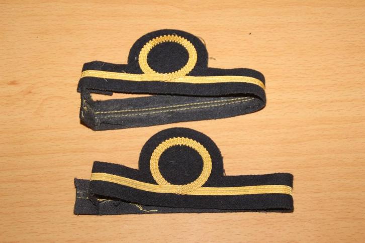ABL Paire de grades  "1er maitre-chef", Collections, Objets militaires | Général, Marine, Envoi
