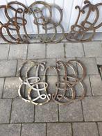 smeedijzeren tuin ornamenten 14s tuks decoratief, Ophalen, Gebruikt, Metaal, Overige typen