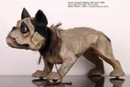 Zeldzame French Boule Dogue Bulldog van papier-maché, Ophalen of Verzenden