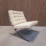 Knoll Barcelona chair - Venezia Relax Ivory, Antiek en Kunst, Ophalen of Verzenden