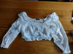 topje,Bershka,maat M, wit, Ophalen of Verzenden, Gedragen, Maat 38/40 (M), Wit