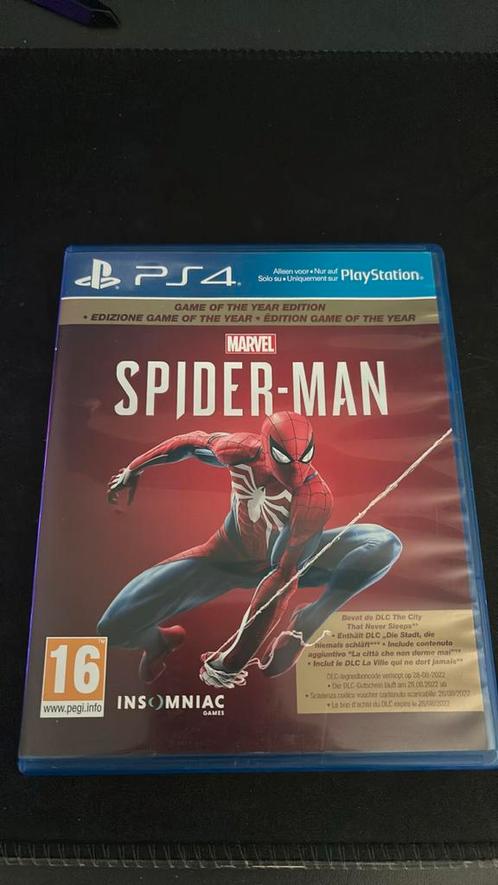 Marvel's Spider-Man Game of the Year Edition (PS4), Games en Spelcomputers, Games | Sony PlayStation 4, Zo goed als nieuw, Overige genres