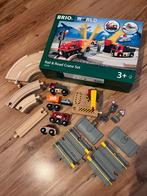 BRIO 33208 Rail & Road Crane Set, Kinderen en Baby's, Speelgoed | Houten speelgoed, Ophalen, Zo goed als nieuw