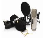 2 Rode NT2 studio microfoons incl alle toeb. (1x gebruikt), Nieuw, Studiomicrofoon, Ophalen
