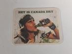 Bierkaartje/ bierviltje Canada Dry - Bjorn Borg, Verzamelen, Ophalen of Verzenden, Zo goed als nieuw
